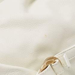 Bvlgari Off-White Leather Chandra Hobo