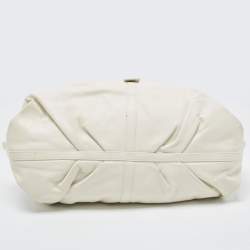 Bvlgari Off-White Leather Chandra Hobo