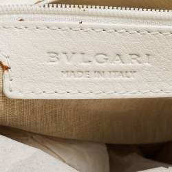Bvlgari Off-White Leather Chandra Hobo