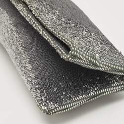 Bvlgari Silver Sequins Monete Clutch