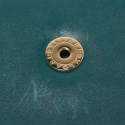 مملوكة مسبقًا Bvlgari Green Leather Small Serpenti Forever Crossbody Bag