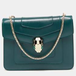 Bulgari patent leather handbag Bvlgari Green in Patent leather - 32384709