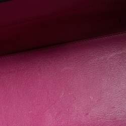 Bvlgari Multicolor Python Metal Side Frame Satchel