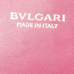 Bvlgari Fuchsia Leather Serpenti Forever Wallet