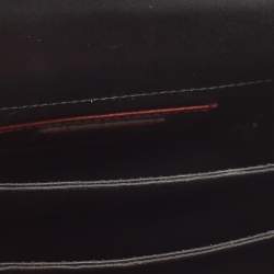 Bvlgari Red Patent Leather Serpenti Forever Flap Top Handle Bag