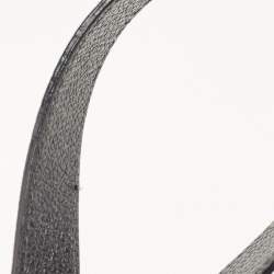 Pre Owned Bvlgari Black Leather Logo Shoulder Bag