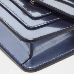 Bvlgari Light Purple Patent Leather Serpenti Forever Chain Wallet
