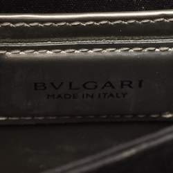 Bvlgari Metallic Mirror Leather Small Serpenti Forever Top Handle Bag