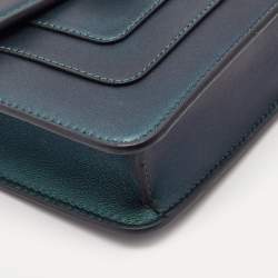 Bvlgari Green Leather Small Serpenti Forever Shoulder Bag