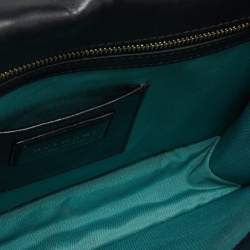 Pre Owned Bvlgari Black Leather Serpenti Forever Crossbody Bag