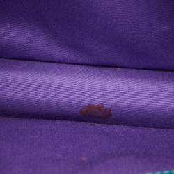 Pre Owned حقيبة كتف بلغاري غطاء قلاب سيربينتي متوسطة جلد خضراء