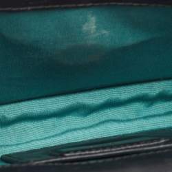 Pre Owned Bvlgari Black Leather Serpenti Forever Flap Chain Shoulder Bag