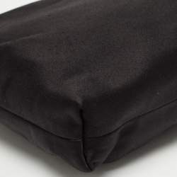 Pre Owned Bvlgari Black Satin Embellished Clutch