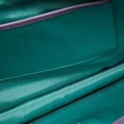 مملوكة مسبقًا Bvlgari Purple Leather Medium Serpenti Forever Flap Bag