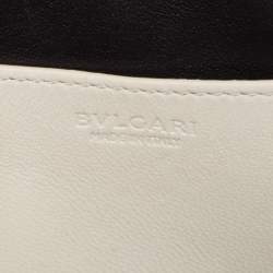Pre Owned Bvlgari Off White Quilted Leather Serpenti Forever Convertible Belt Bag