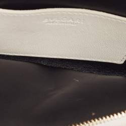 Pre Owned Bvlgari Off White Quilted Leather Serpenti Forever Convertible Belt Bag