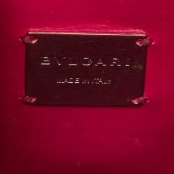 مملوكة مسبقًا Bvlgari Pink Stingray and Leather Serpenti Forever Shoulder Bag