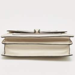 مملوكة مسبقًا Bvlgari Light Grey Leather Large Serpenti Forever Shoulder Bag