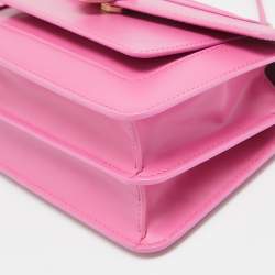 Bvlgari Pink Leather Small Serpenti Forever Shoulder Bag