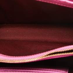 Bvlgari Pink Leather Small Serpenti Forever Shoulder Bag