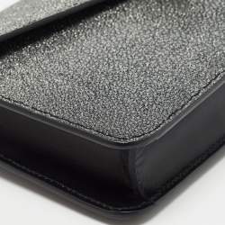 Pre Owned Bvlgari Grey Stingray and Leather Serpenti Forever Chain Clutch