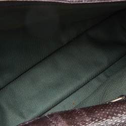 مملوكة مسبقًا Bvlgari Purple Karung Serpenti Forever Flap Shoulder Bag