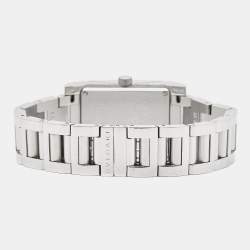 Bvlgari Black Stainless Steel Rettangolo RT39S Women's Wristwatch 21 mm 