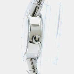 Bvlgari Black Stainless Steel Tubogas Quartz Women's Wristwatch 23 mm