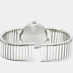 Bvlgari Black Stainless Steel Tubogas Quartz Women's Wristwatch 23 mm