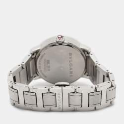 Bvlgari Silver Diamond Stainless Steel Bvlgari Bvlgari BBL33S Women's Wristwatch 33 mm