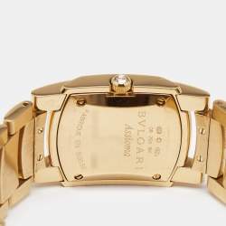 Bvlgari Black Diamond 18k Rose Gold Assioma AAP31BGD1G Women's Wristwatch 31 mm 