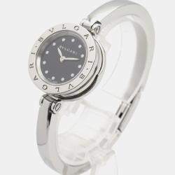Bvlgari Black Stainless Steel B.Zero1 Quartz Women's Wristwatch 23 mm