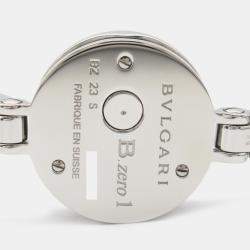 Bvlgari Black Stainless Steel B.Zero1 Quartz Women's Wristwatch 23 mm