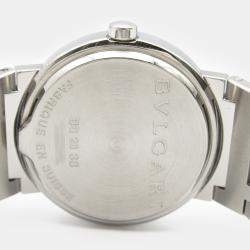 Bvlgari Black Stainless Steel Bvlgari Bvlgari BB26SS Quartz Women's Wristwatch 26 mm