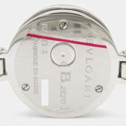 Bvlgari Black Stainless Steel B.Zero1 BZ23S Quartz Women's Wristwatch 23 mm