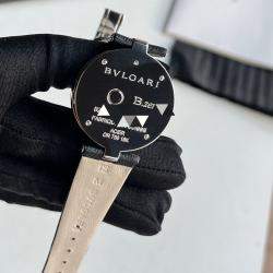 Bvlgari Black Stainless Steel BZ35BHDSGL/2 Quartz Women's Wristwatch 35 mm