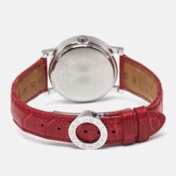 Bvlgari Mother Of Pearl Diamond Stainless Steel Bvlgari Bvlgari BB 33 SL AUTO Automatic Women's Wristwatch 33 mm
