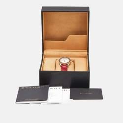 Bvlgari Mother Of Pearl Diamond Stainless Steel Bvlgari Bvlgari BB 33 SL AUTO Automatic Women's Wristwatch 33 mm