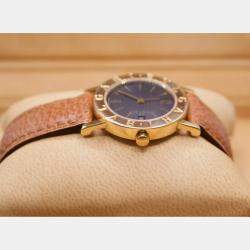 Bvlgari Black 18k Yellow Gold Bvlgari Bvlgari Quartz Women's Wristwatch 26 mm