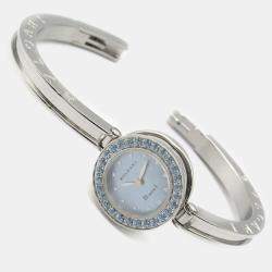 Bvlgari Blue Stainless Steel B.Zero1 BZ22S Quartz Women's Wristwatch 22 mm