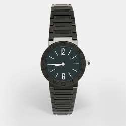 Bvlgari Black PVD Coated Stainless Steel Bvlgari Bvlgari 103557 Women's Wristwatch 33 mm
