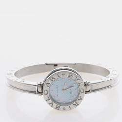 Pre Owned ساعة يد نسائية بلغاري بي زيرو 1 BZ22S ستانلس ستيل كوارتز 22 مم