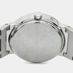 Pre Owned Bvlgari White Dial Stainless Steel Bvlgari Bvlgari 101135 Women's Wristwatch 26 mm
