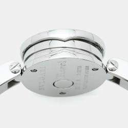 Pre Owned Bvlgari B.Zero1 BZ22S Blue Mother of Pearl Topaz Stainless Steel Women's Wristwatch 22 mm