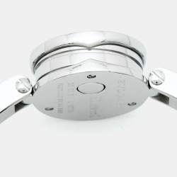 Pre Owned Bvlgari B.Zero1 BZ22S Blue Mother of Pearl Topaz Stainless Steel Women's Wristwatch 22 mm