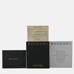 Pre Owned Bvlgari Lvcea LUP36SG Automatic Diamond Burgundy 18K Rose Gold Women’s Wristwatch 36 mm