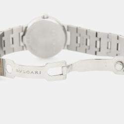 مملوكة مسبقًا Bvlgari BB23SS Quartz Black Stainless Steel Women's Wristwatch 23 mm