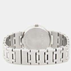 مملوكة مسبقًا Bvlgari BB23SS Quartz Black Stainless Steel Women's Wristwatch 23 mm