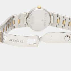 Pre Owned Bvlgari BB23SGD Quartz Black Stainless Steel Women's Wristwatch 23 mm