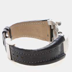 Pre Owned Bvlgari Ergon EG35S Automatic Black Stainless Steel Women's Wristwatch 35 mm